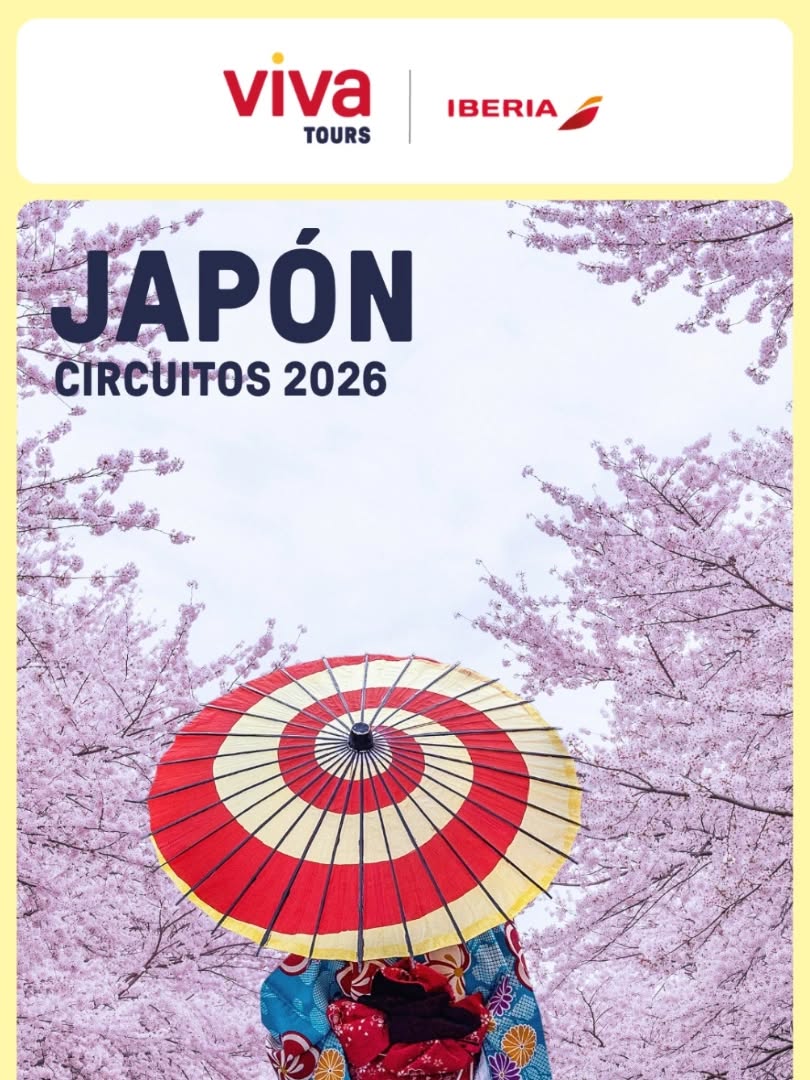 Cartel de la promoción: 🌸🇯🇵 Japón, donde la tradición y la modernidad se encuentran