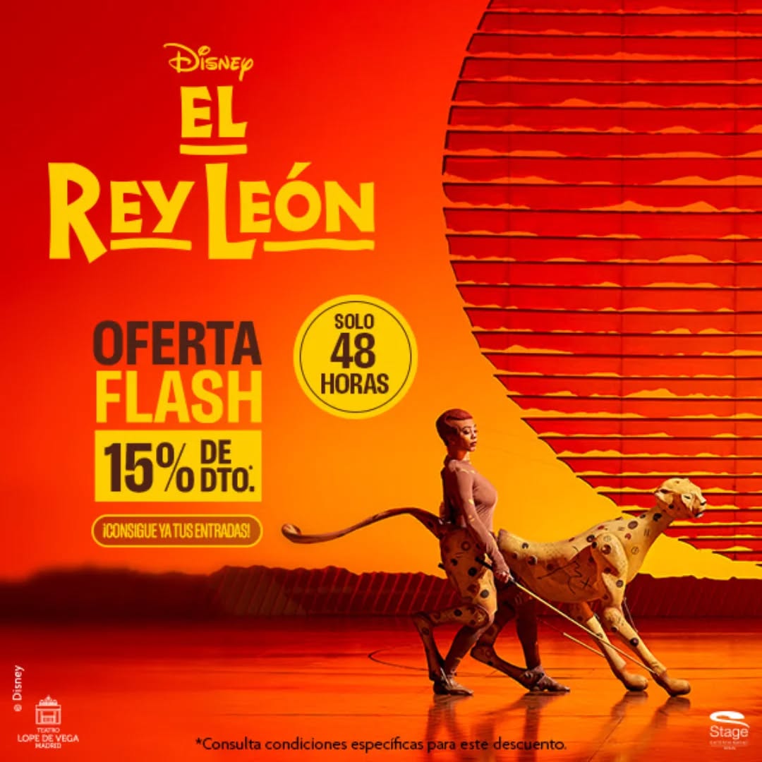 Cartel de la promoción: 🦁✨ Hakuna Matata… pero solo durante 48 horas